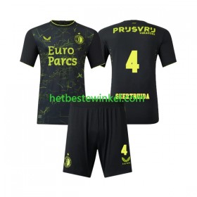 Feyenoord Rotterdam Lutsharel Geertruida 4 Voetbalshirts Kind Vierde 2023-24